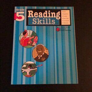 Reading Skills: Grade 5 (Flash Kids Harcourt Family Learning) -  Workbook
